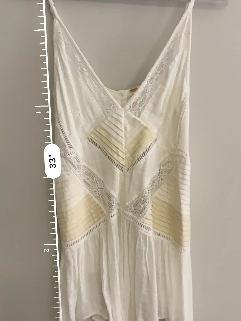 Free People White Crochet Lace Peasant Blouse